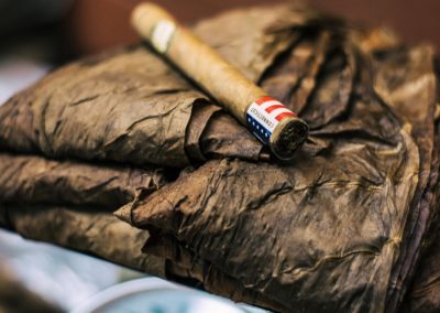 Brick House Double Connecticut on Wrapper Tobacco on scale