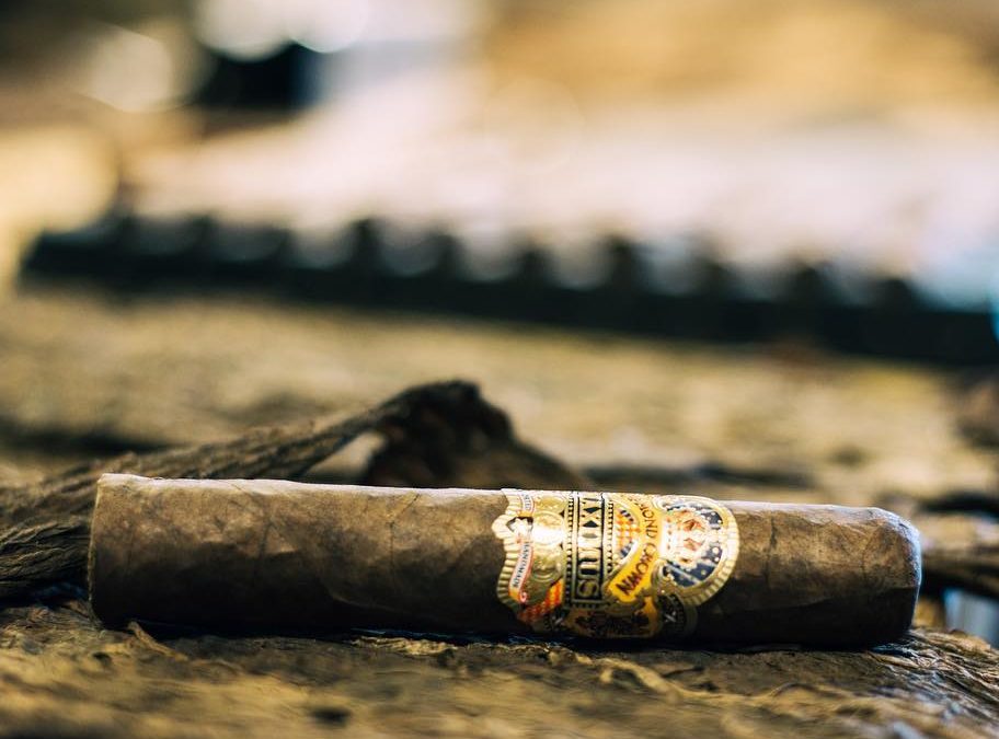 Maximus Cigar on Loose Wrapper Tobacco Leaf
