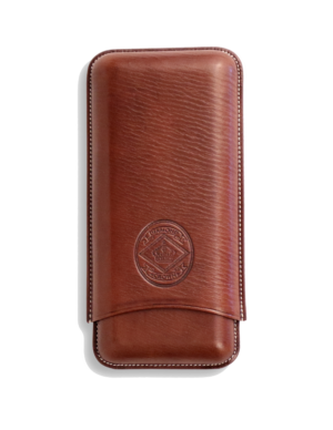 Diamond Crown Churchill Chocolate Leather Cigar Cases