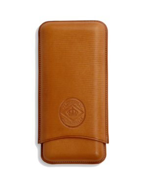 Diamond Crown Churchull Tan Leather Cigar Case