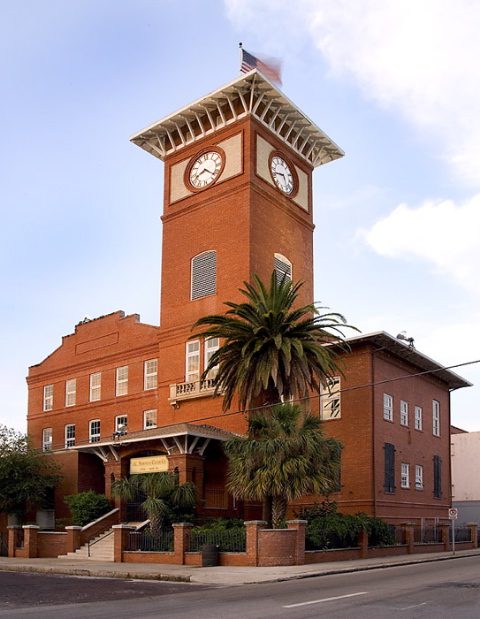 Exterior of El Reloj Cigar Factory Clock Tower