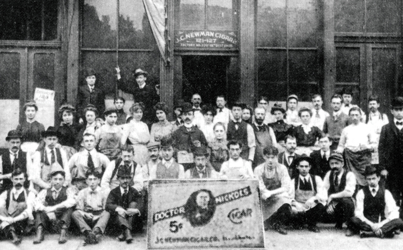 JCN Cleveland Factory First Photo of JC Newman Cigar Factory in Cleveland