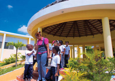 Students in Domincan Republic