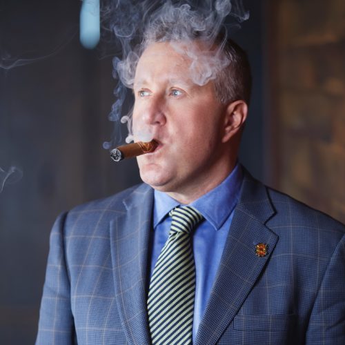 RSM Mark Hayes Smoking Diamond Crown Cigar Regional Sales Manager