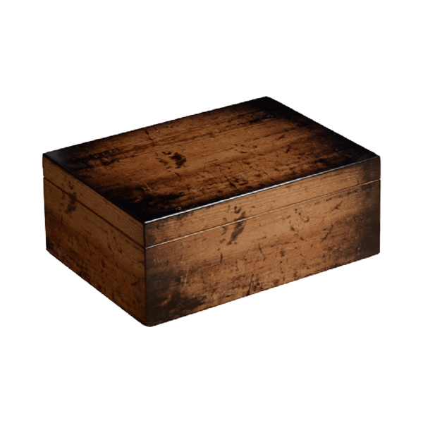 Rustic Cigar Humidor Box Closed
