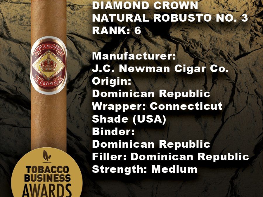 Diamond Crown Received No. 6 from Tobacco Business