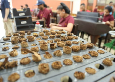 Cigars Sticking Out of Cigar Molds