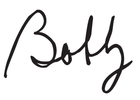Bobby's signature