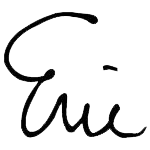 Eric's signature