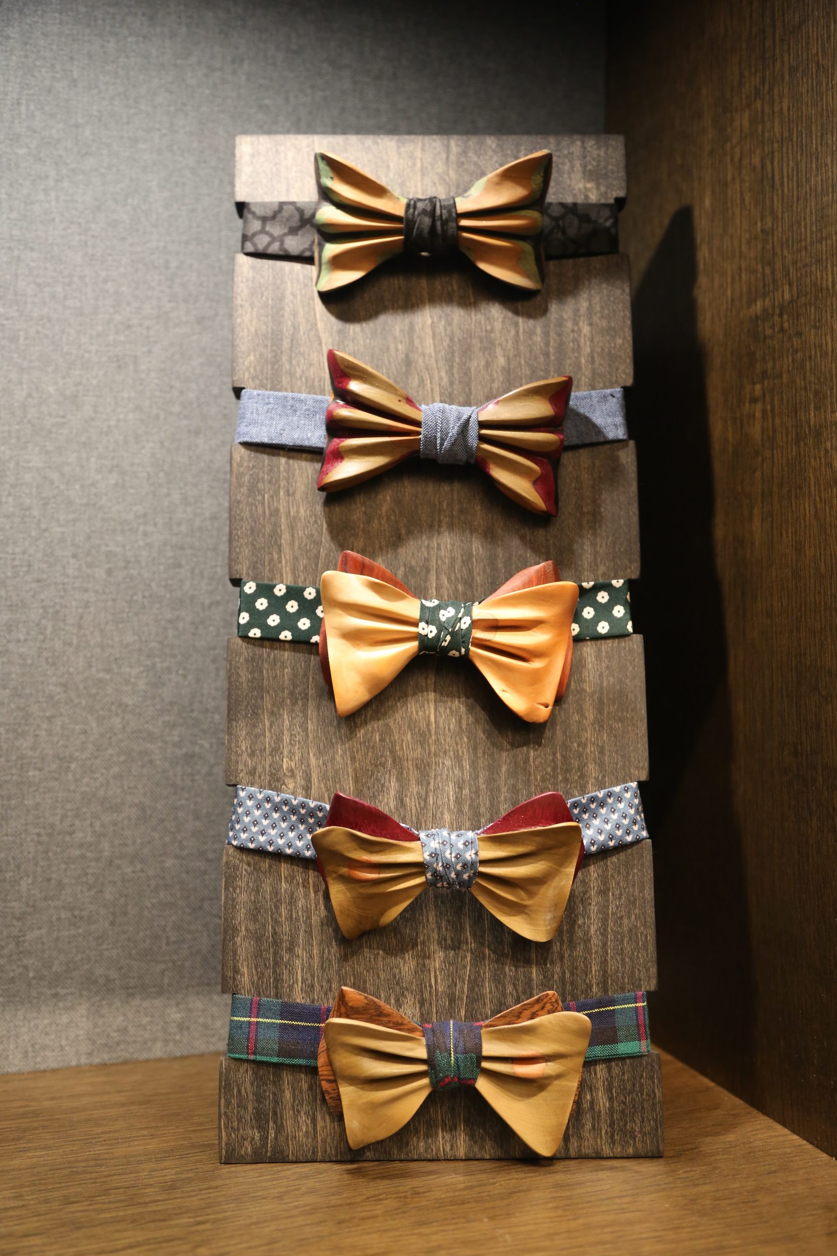 6Z6A3369 jc newman factory store cigar mold wooden bowties