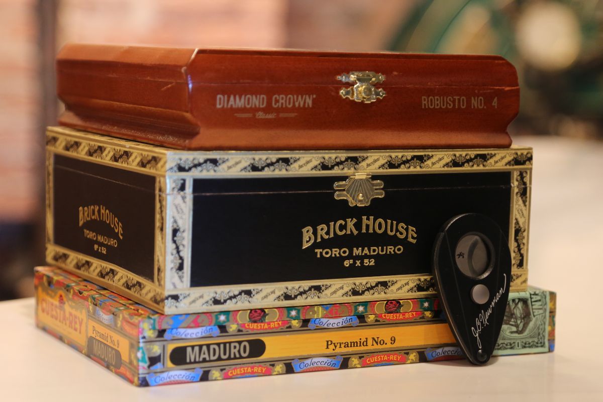 xikar stack of cigar boxes
