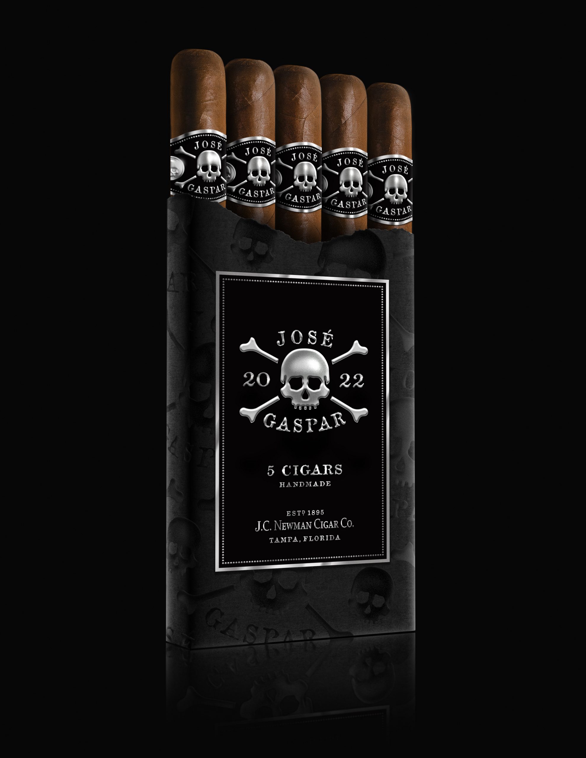 Jose Gaspar Cigar Packaging Open mockup
