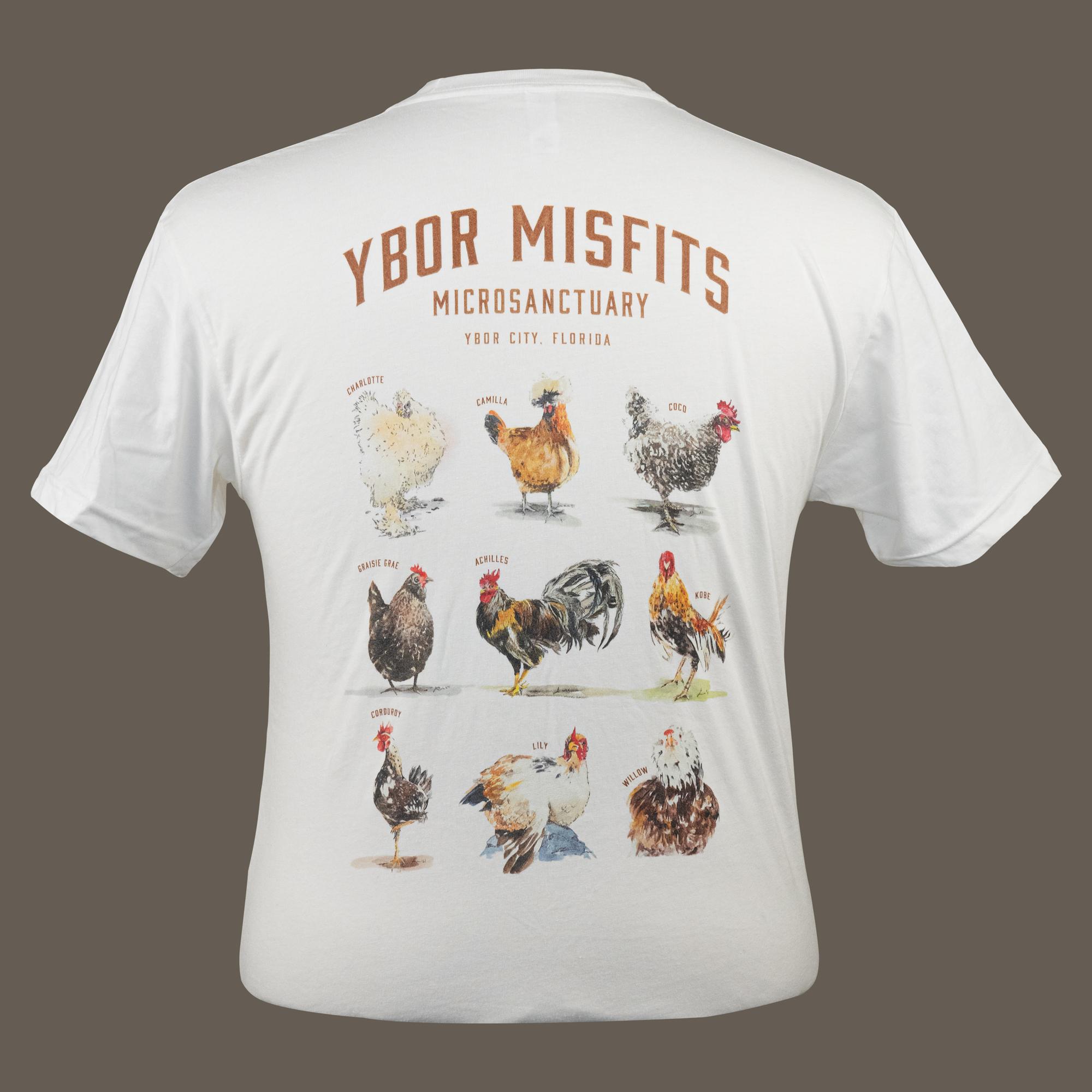 Ybor Misfits chicken t-shirt