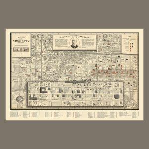cigar city map poster