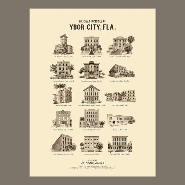 cigar factories of ybor city poster