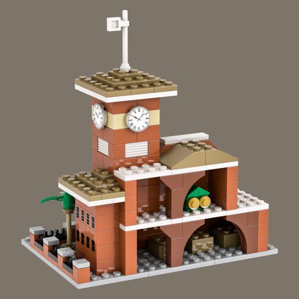 el reloj lego set back