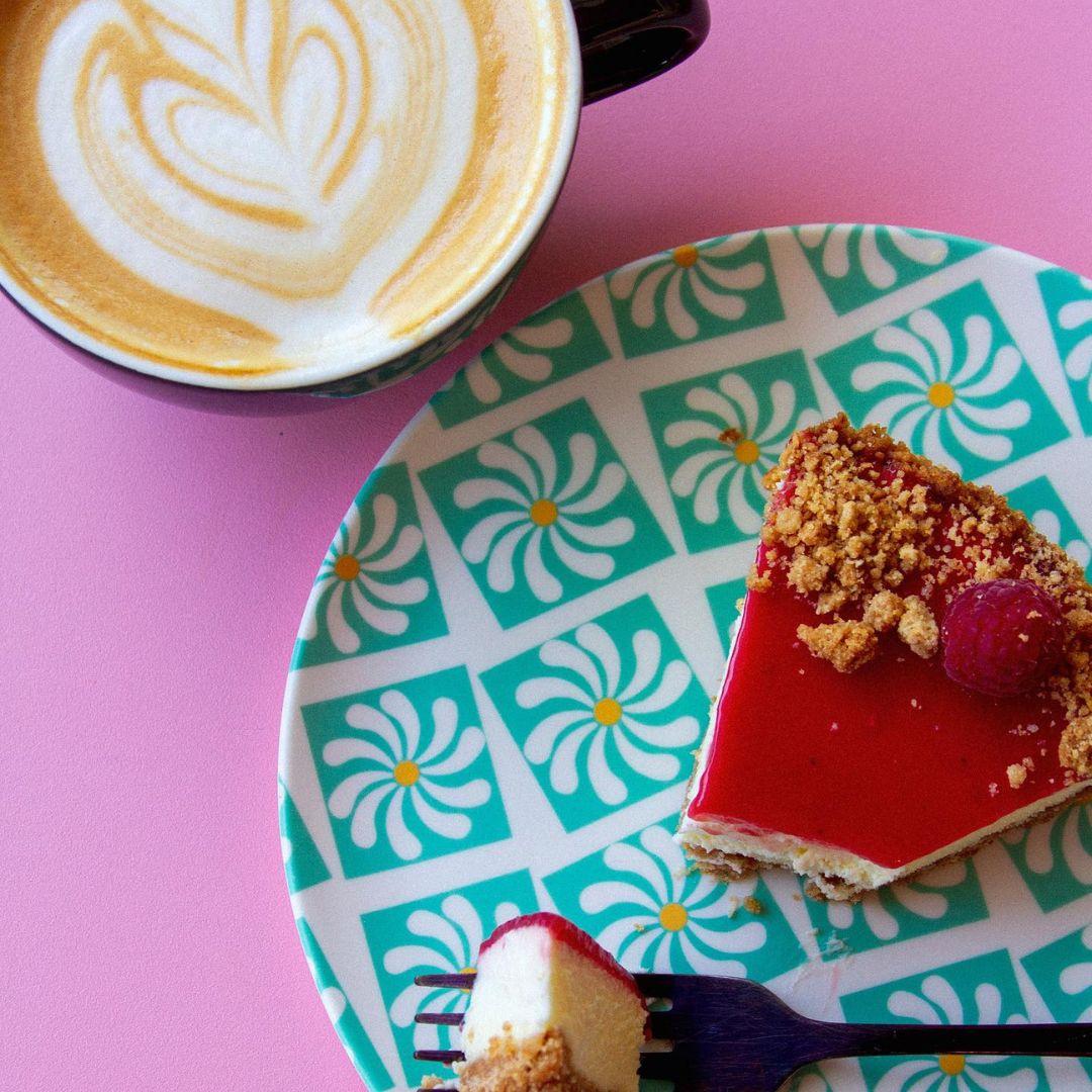 Elevenses pie and coffee