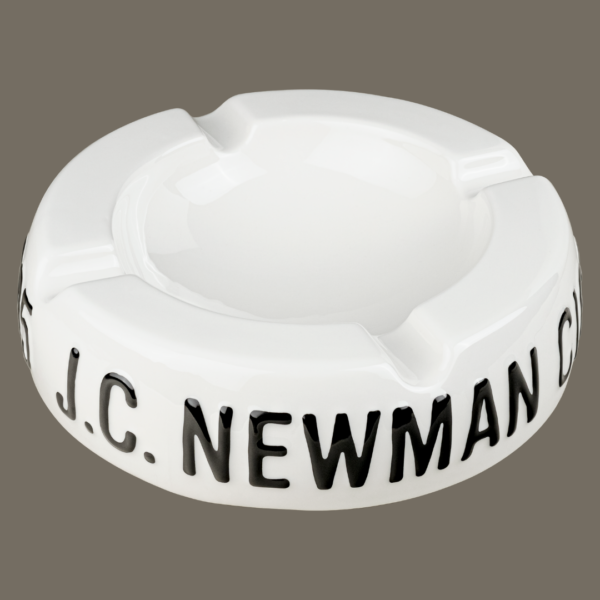 J.C. Newman White Vintage Ashtray