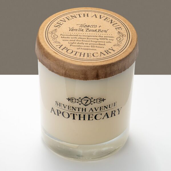Seventh Avenue Apothecary, Tobacco + Vanilla Bourbon Soy Wax Candle