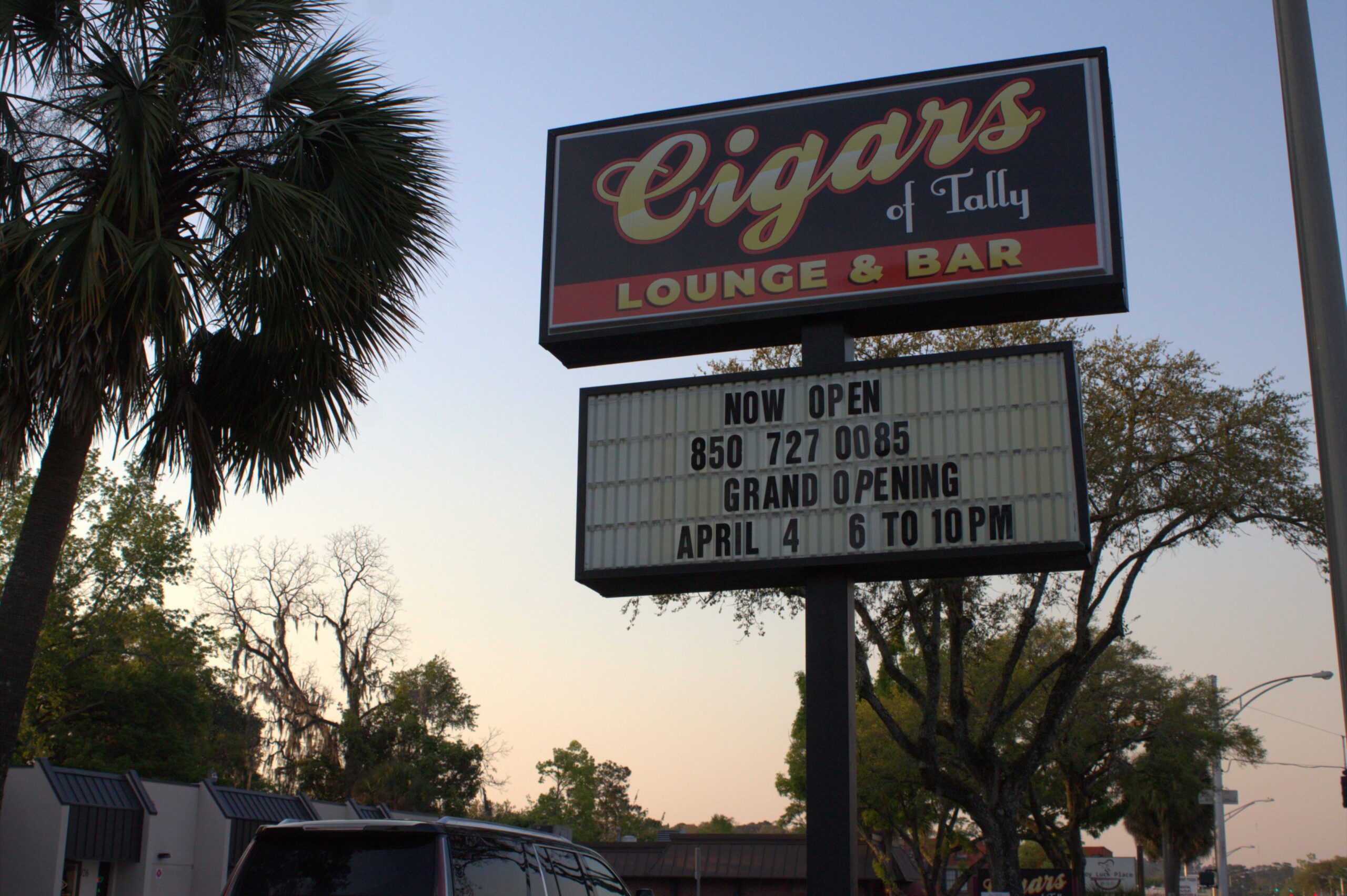 Cigars of Tally exterior of the sign