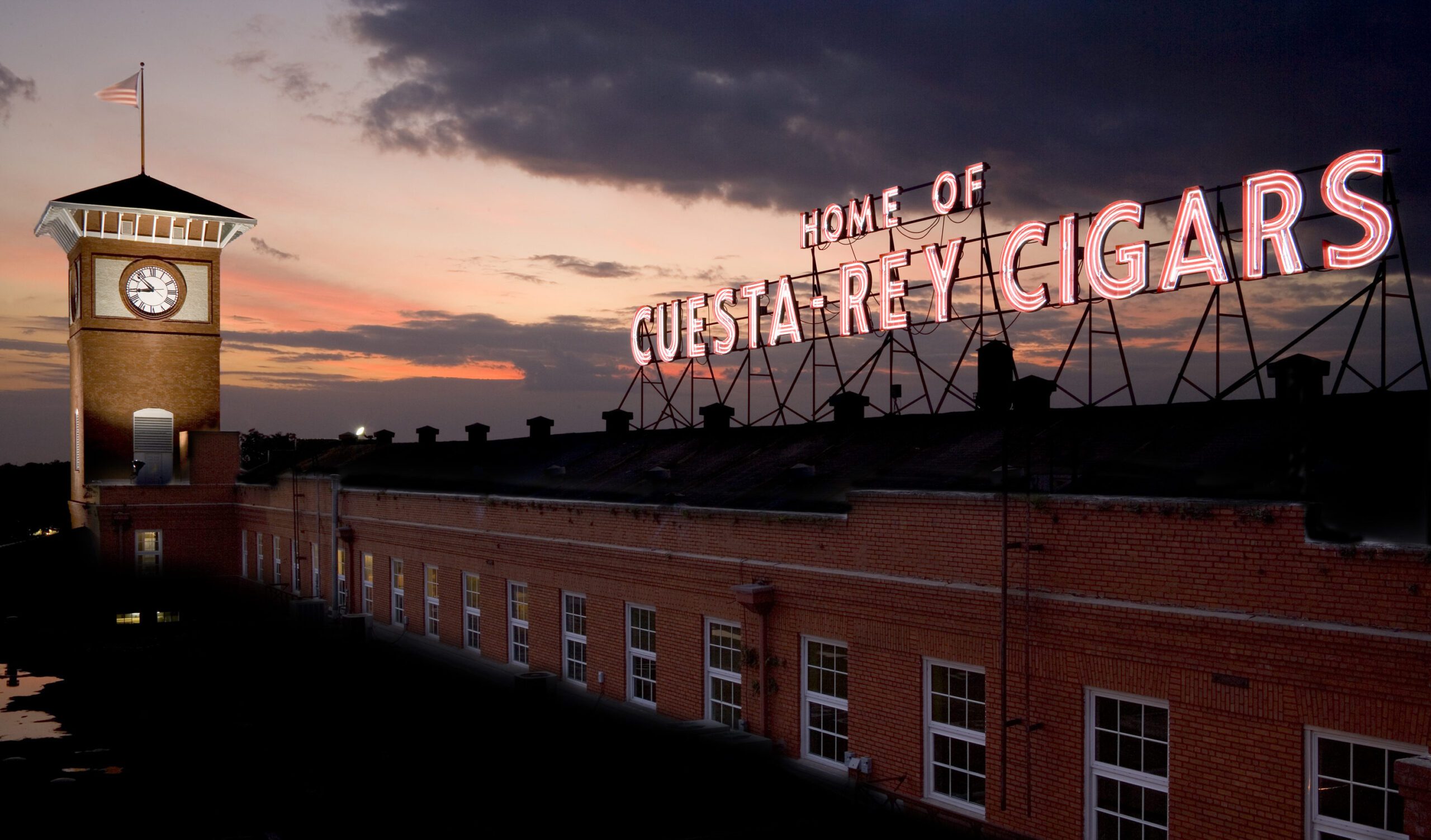 J.C. Newman Cigar Co. building rooftop