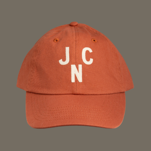 JC Newman Orange Felt letter hat