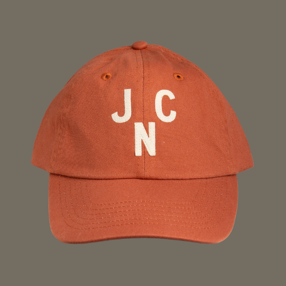 JC Newman Orange Felt letter hat